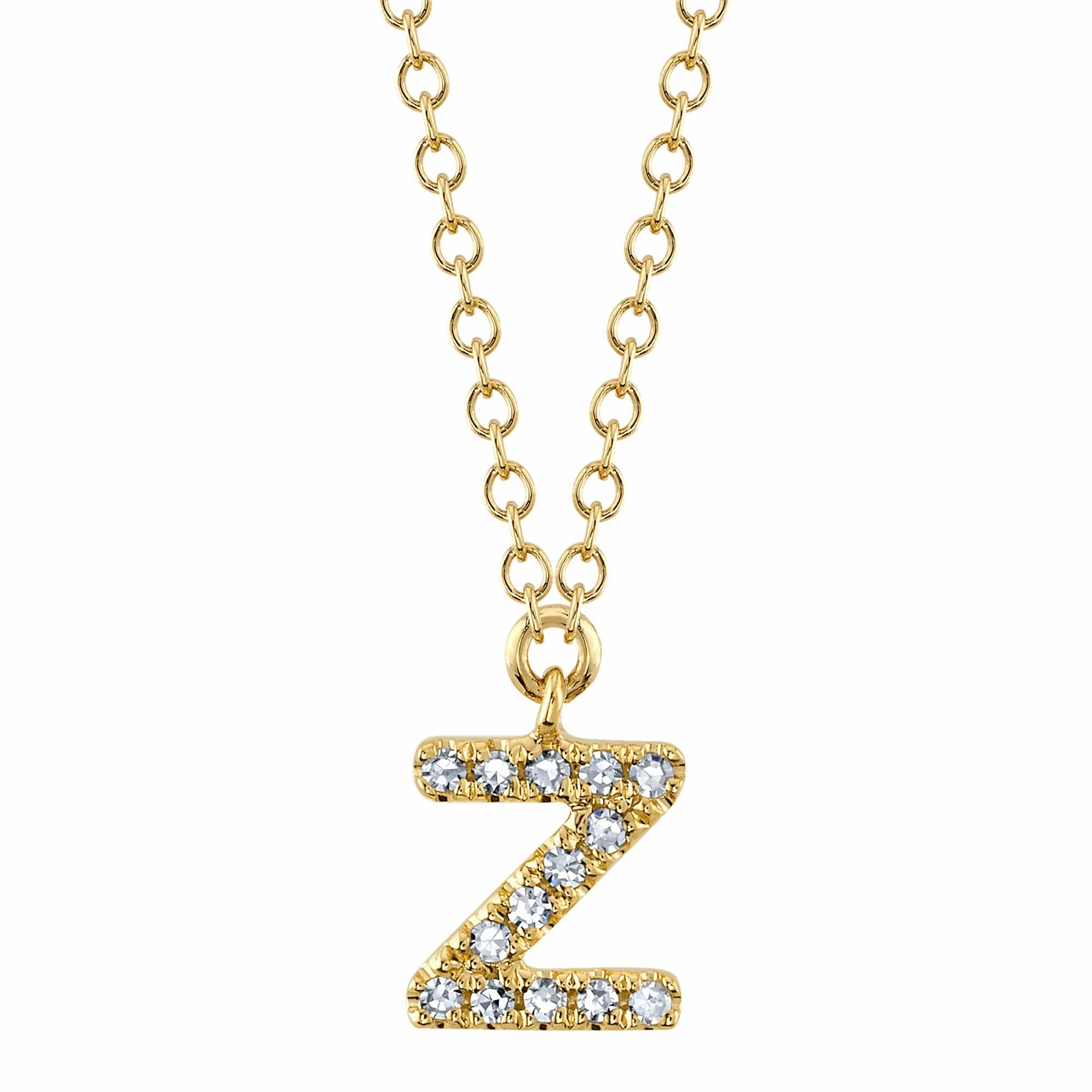 Shy Creation 0.04Ct Diamond Necklace - Initial Z SC55007904-Z