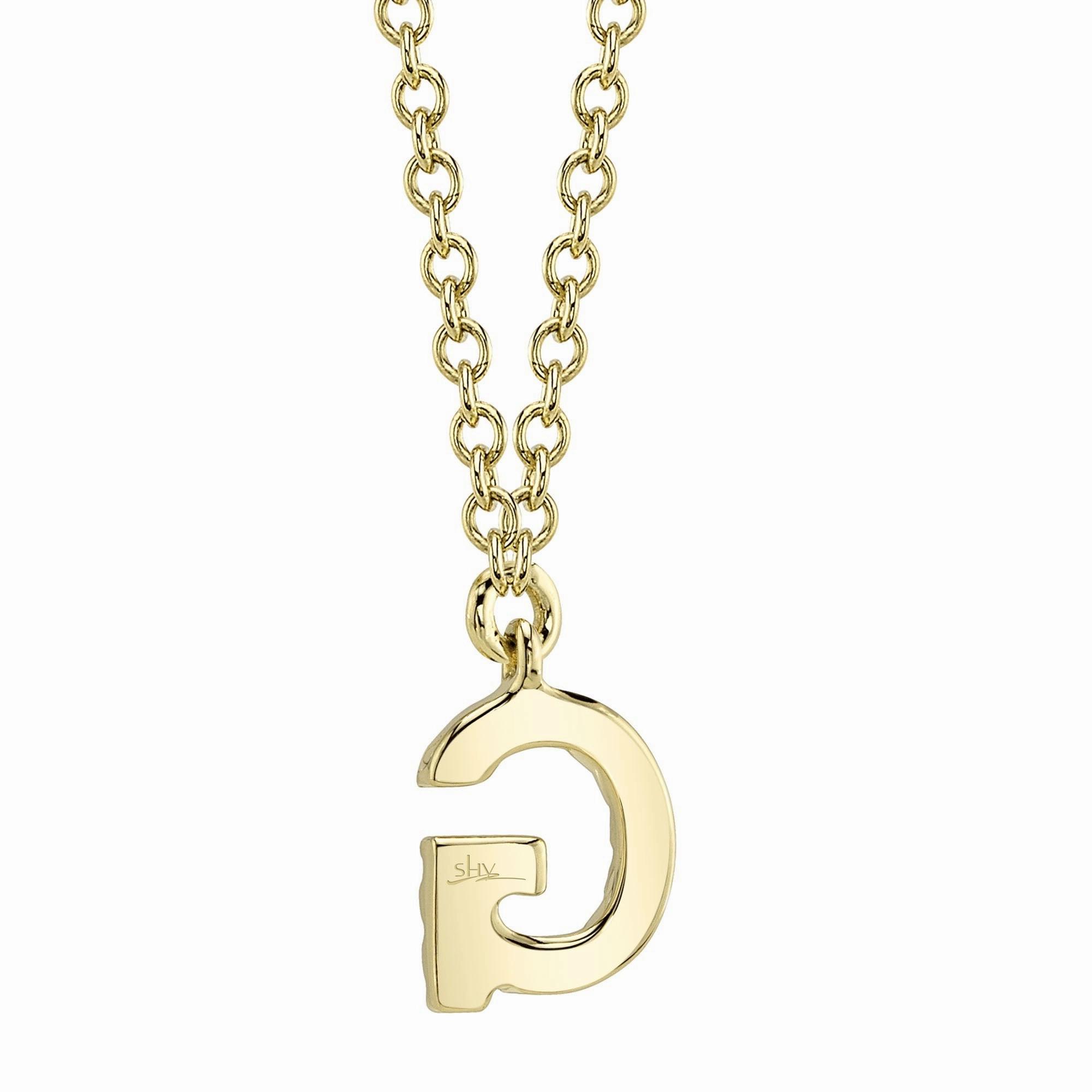 Shy Creation 0.05Ct Diamond Necklace - Initial G SC55007904-G