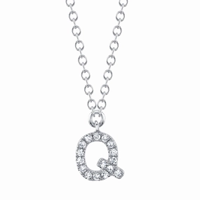 Shy Creation 0.05Ct Diamond Necklace - Initial Q SC55007903-Q
