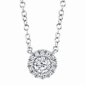 Shy Creation 0.14Ct Diamond Necklace SC55002695