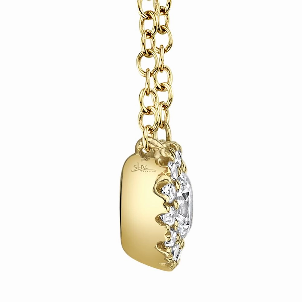 Shy Creation 0.14Ct Diamond Necklace SC55002696