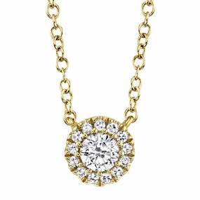 Shy Creation 0.14Ct Diamond Necklace SC55002696