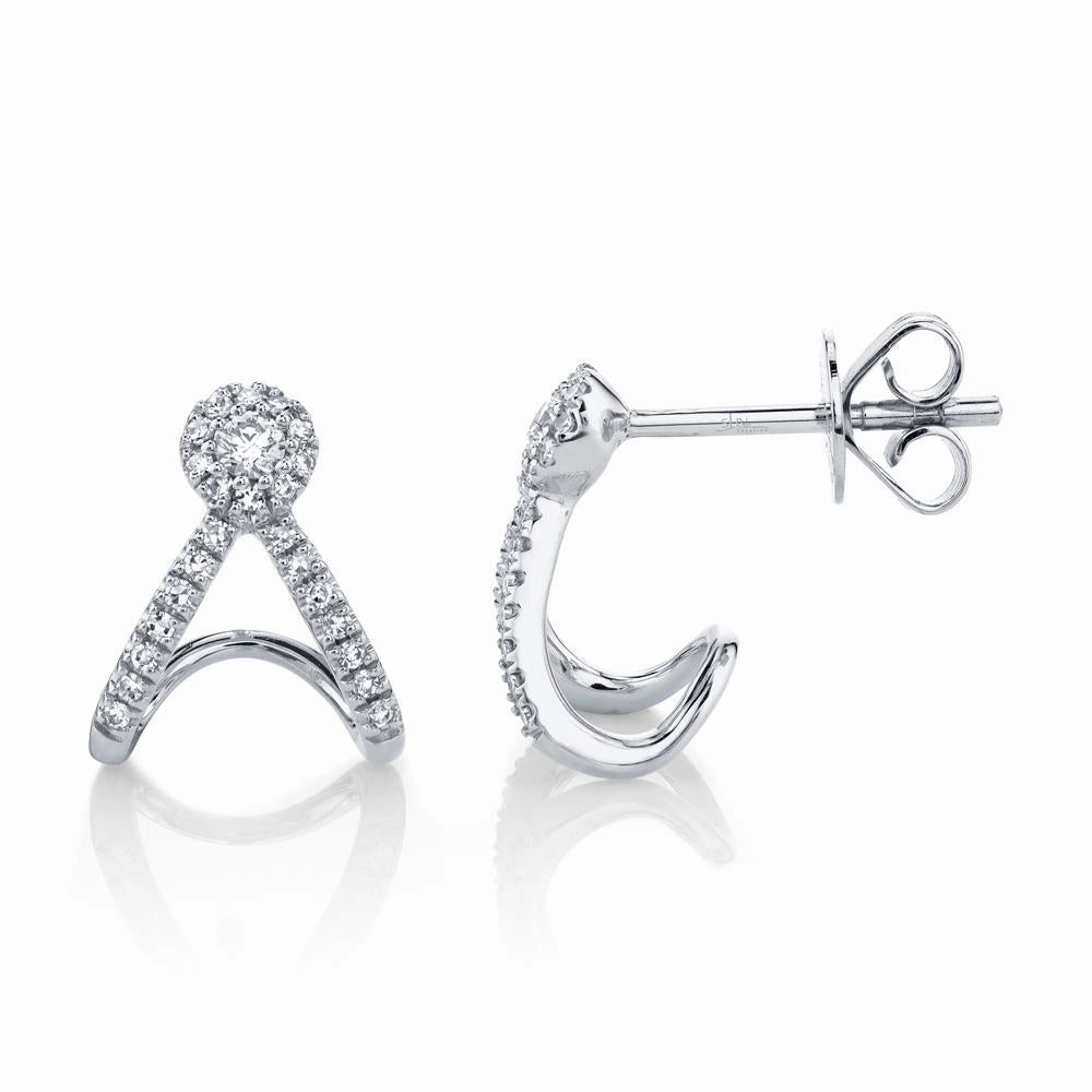 Shy Creation 0.20Ct Diamond Earring SC55005454