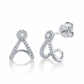 Shy Creation 0.20Ct Diamond Earring SC55005454