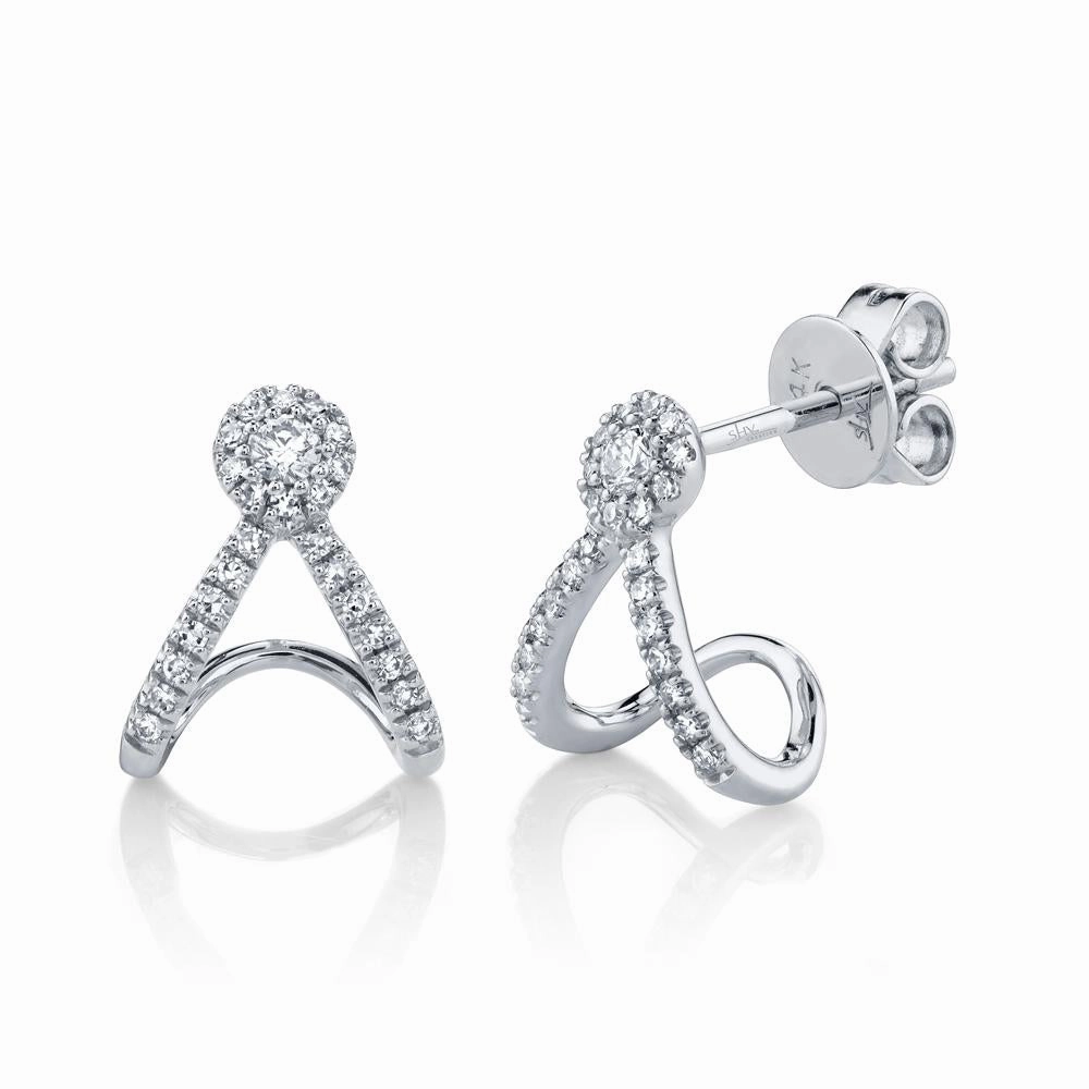 Shy Creation 0.20Ct Diamond Earring SC55005454
