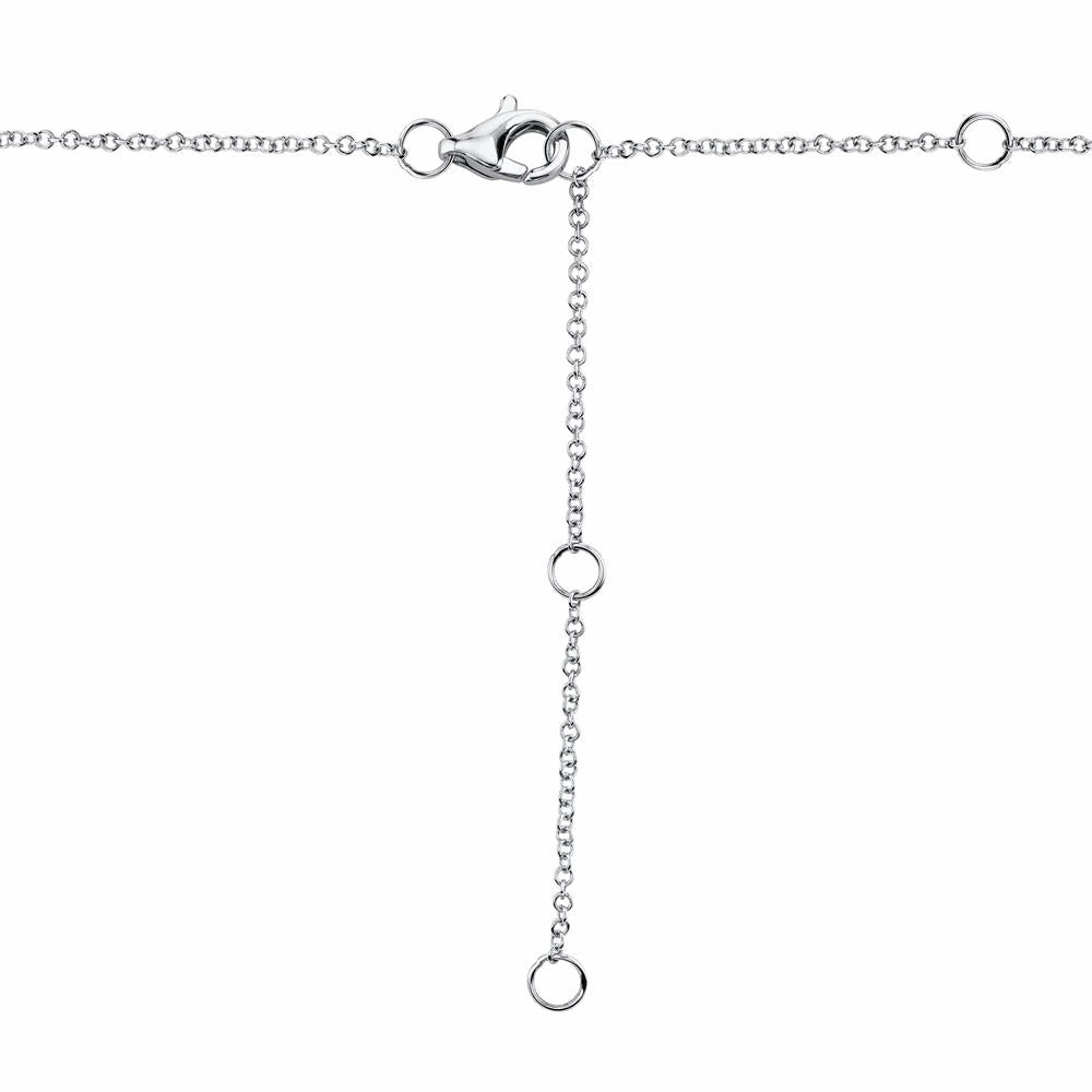 Shy Creation 0.29Ct Diamond Feather Necklace SC55006044