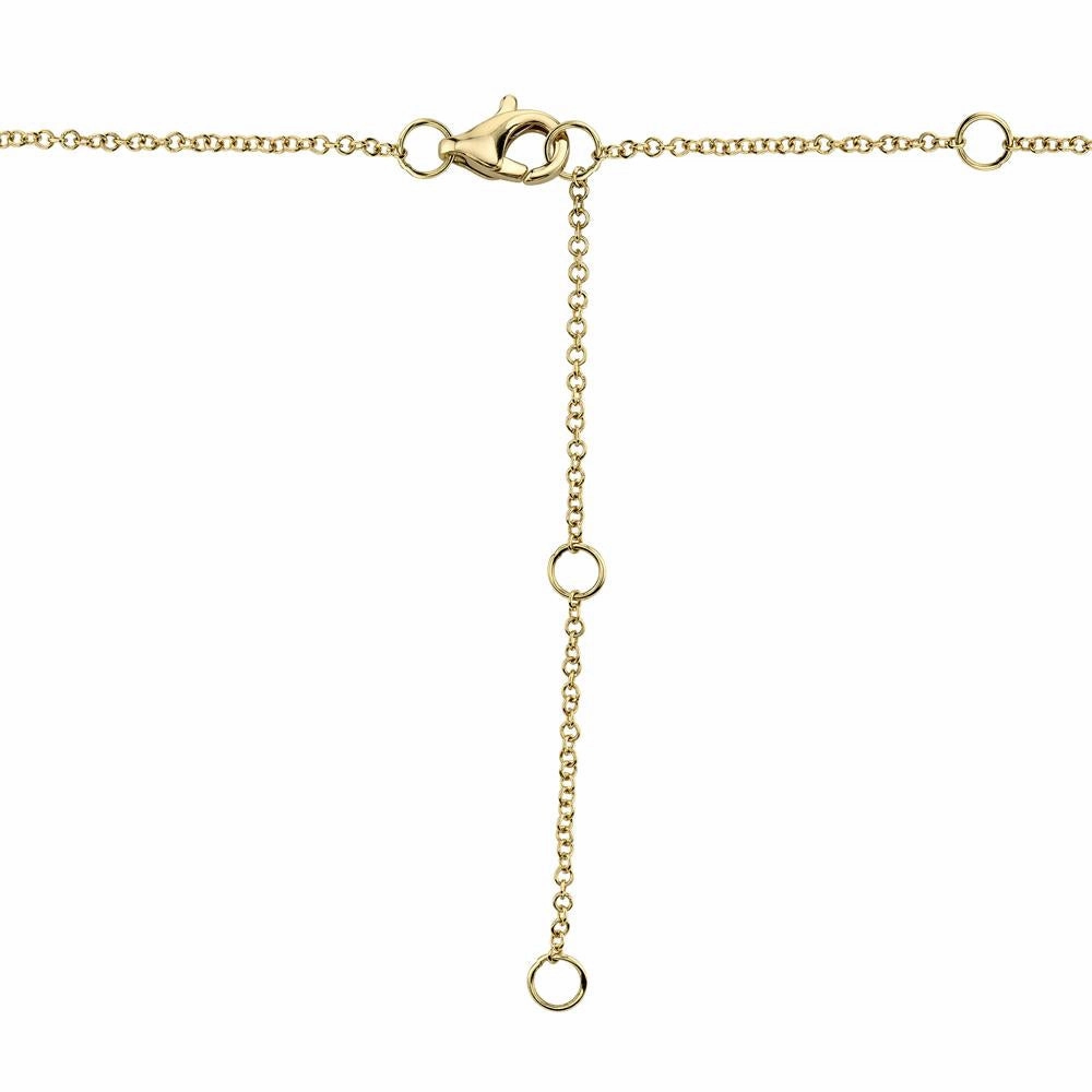 Shy Creation 0.29Ct Diamond Feather Necklace SC55006045