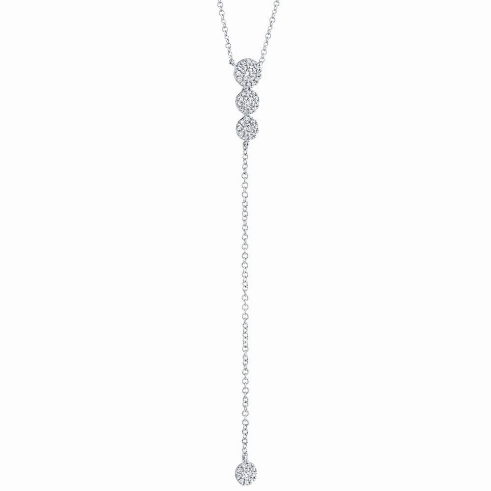Shy Creation 0.29Ct Diamond Lariat Necklace SC55002606