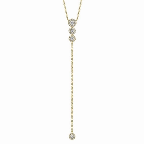 Shy Creation 0.29Ct Diamond Lariat Necklace SC55002607