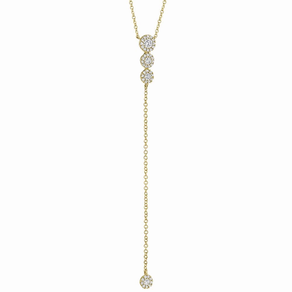 Shy Creation 0.29Ct Diamond Lariat Necklace SC55002607