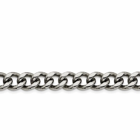 Stainless Steel 11.50mm 8.5in Curb Chain