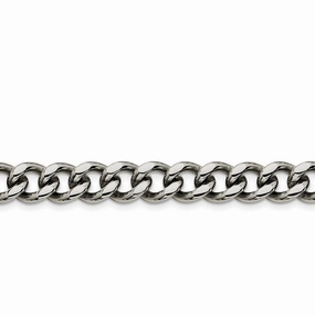 Stainless Steel 11.50mm 8.5in Curb Chain
