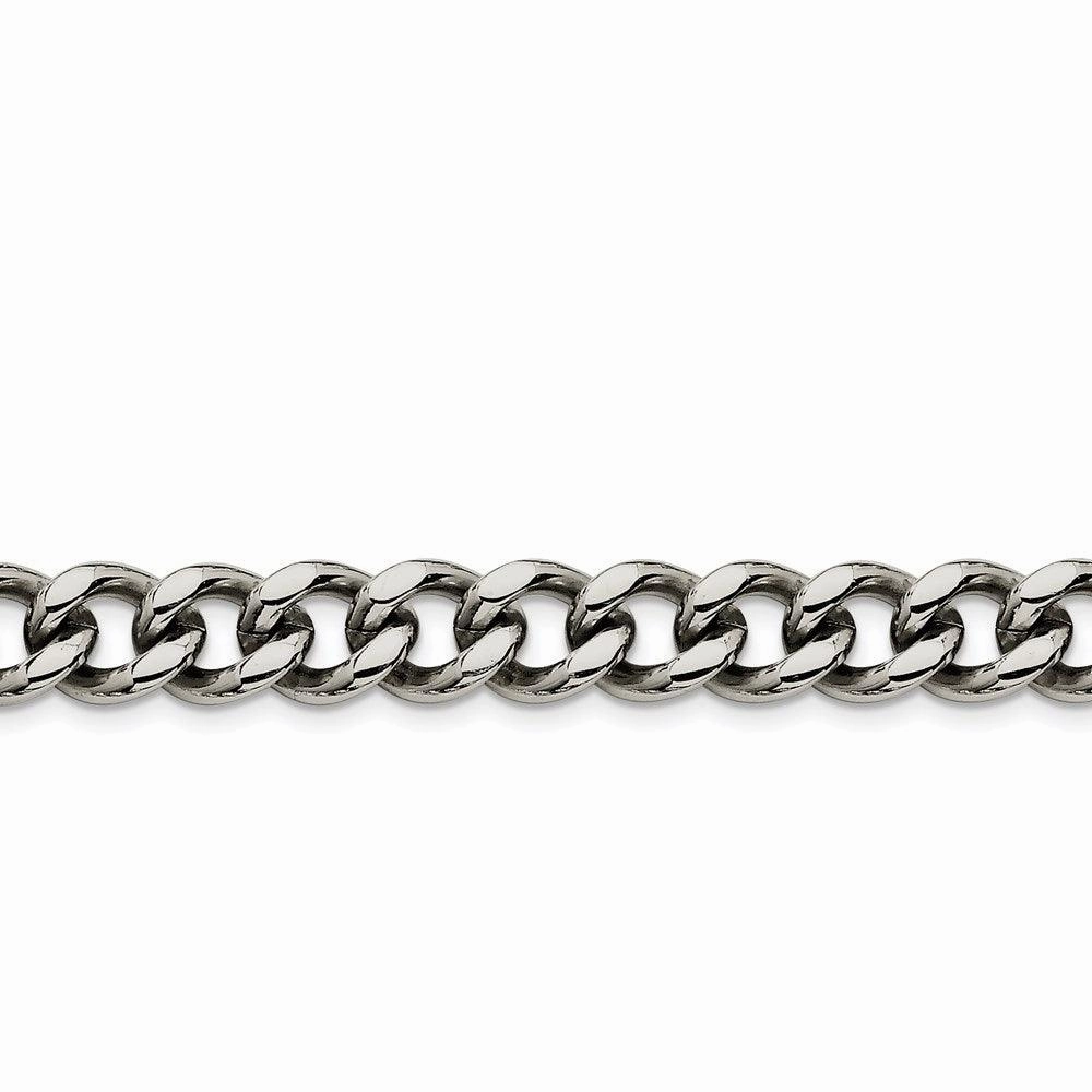 Stainless Steel 11.50mm 8.5in Curb Chain