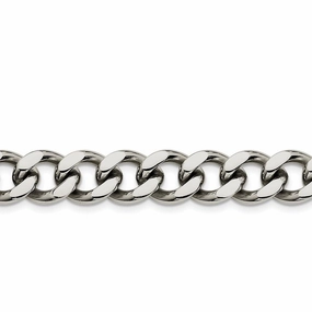 Stainless Steel 13.75mm 8.5in Curb Chain