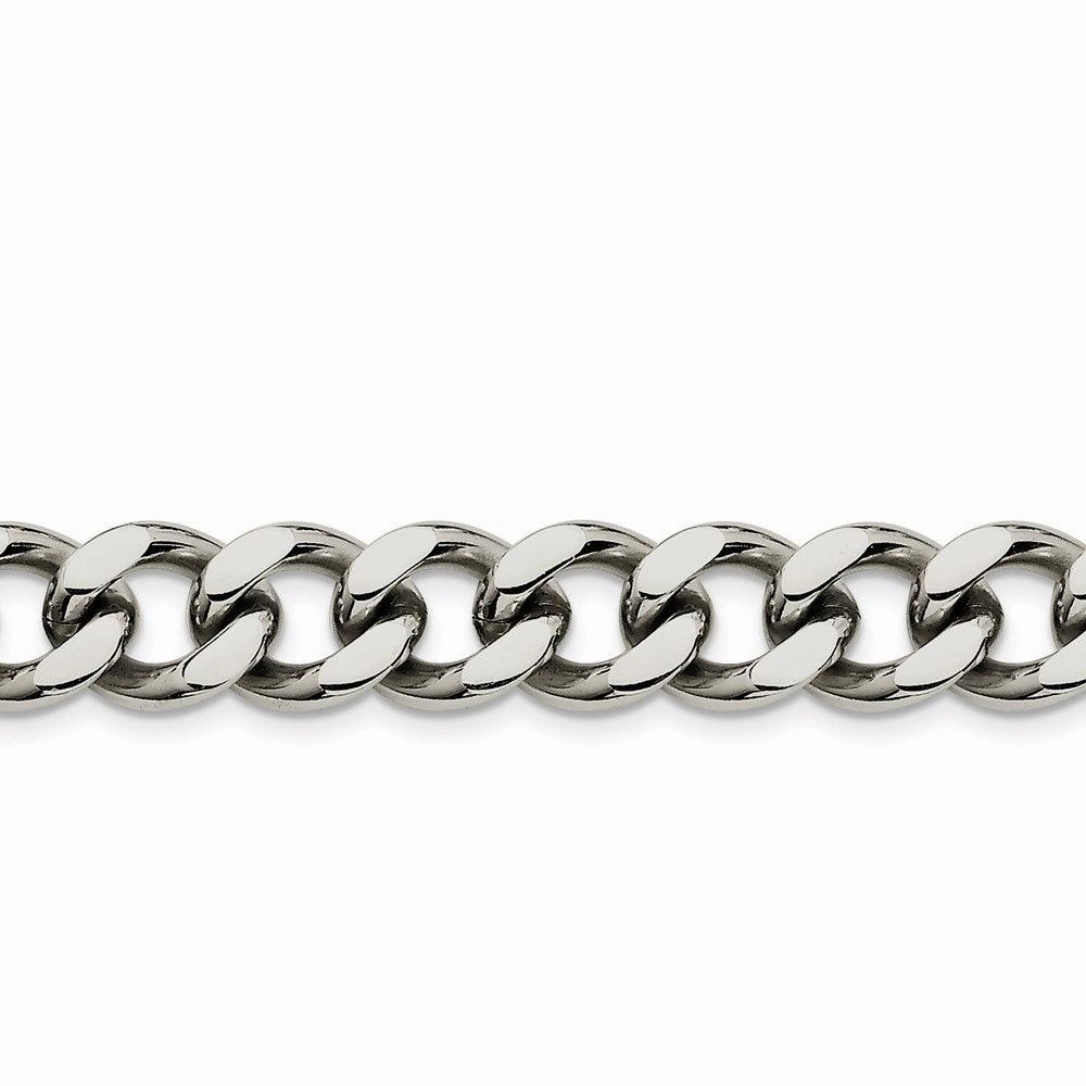 Stainless Steel 13.75mm 8.5in Curb Chain