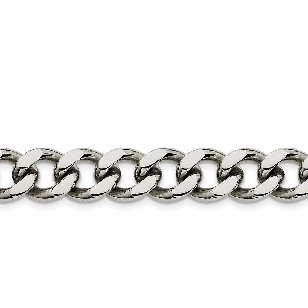 Stainless Steel 13.75mm 8.5in Curb Chain