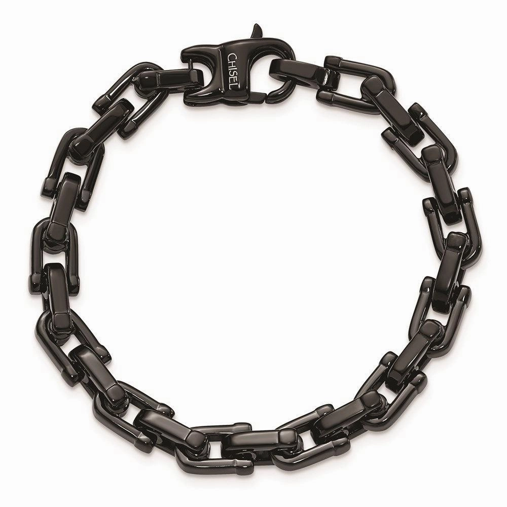 Stainless Steel Black IP-plated Bracelet