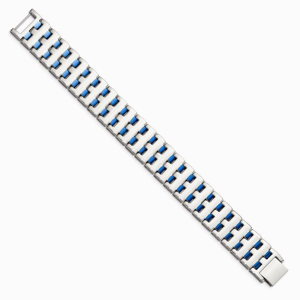 Stainless Steel Blue IP-plated Bracelet