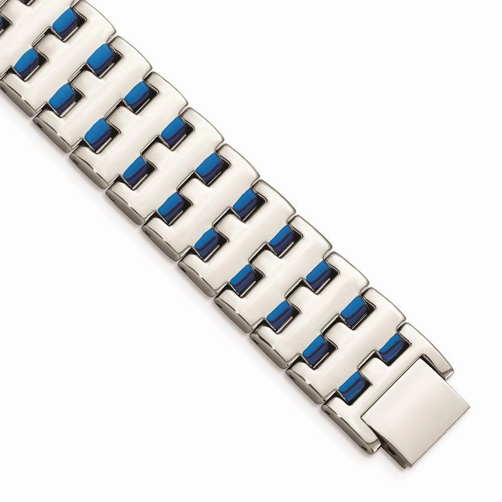 Stainless Steel Blue IP-plated Bracelet