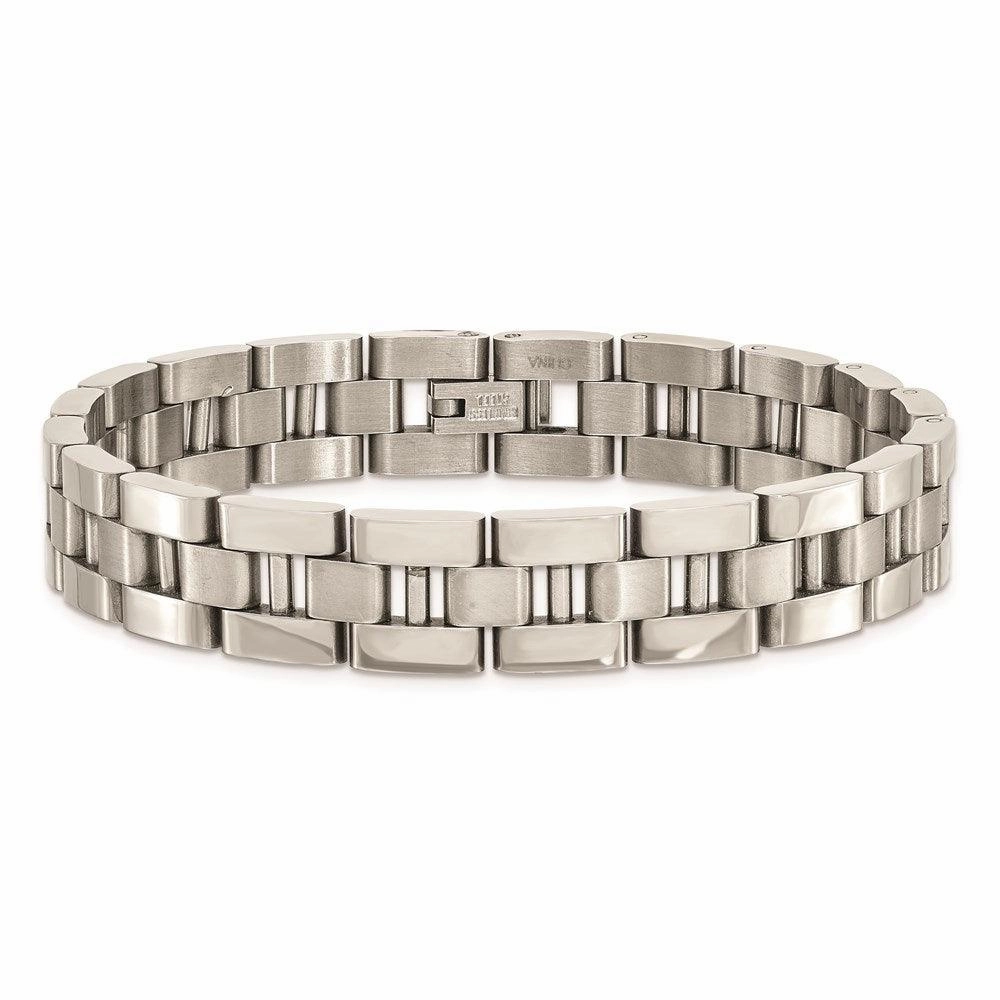 Stainless Steel Brushed and Polished 8.25in Bracelet