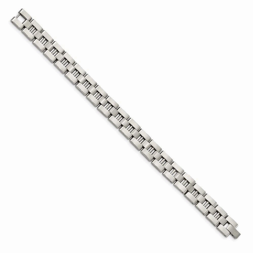 Stainless Steel Brushed and Polished 8.25in Bracelet