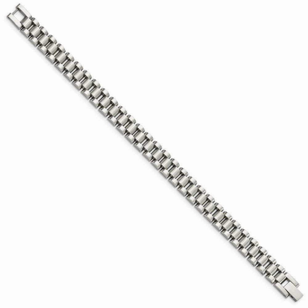 Stainless Steel Brushed and Polished 8.5in Bracelet