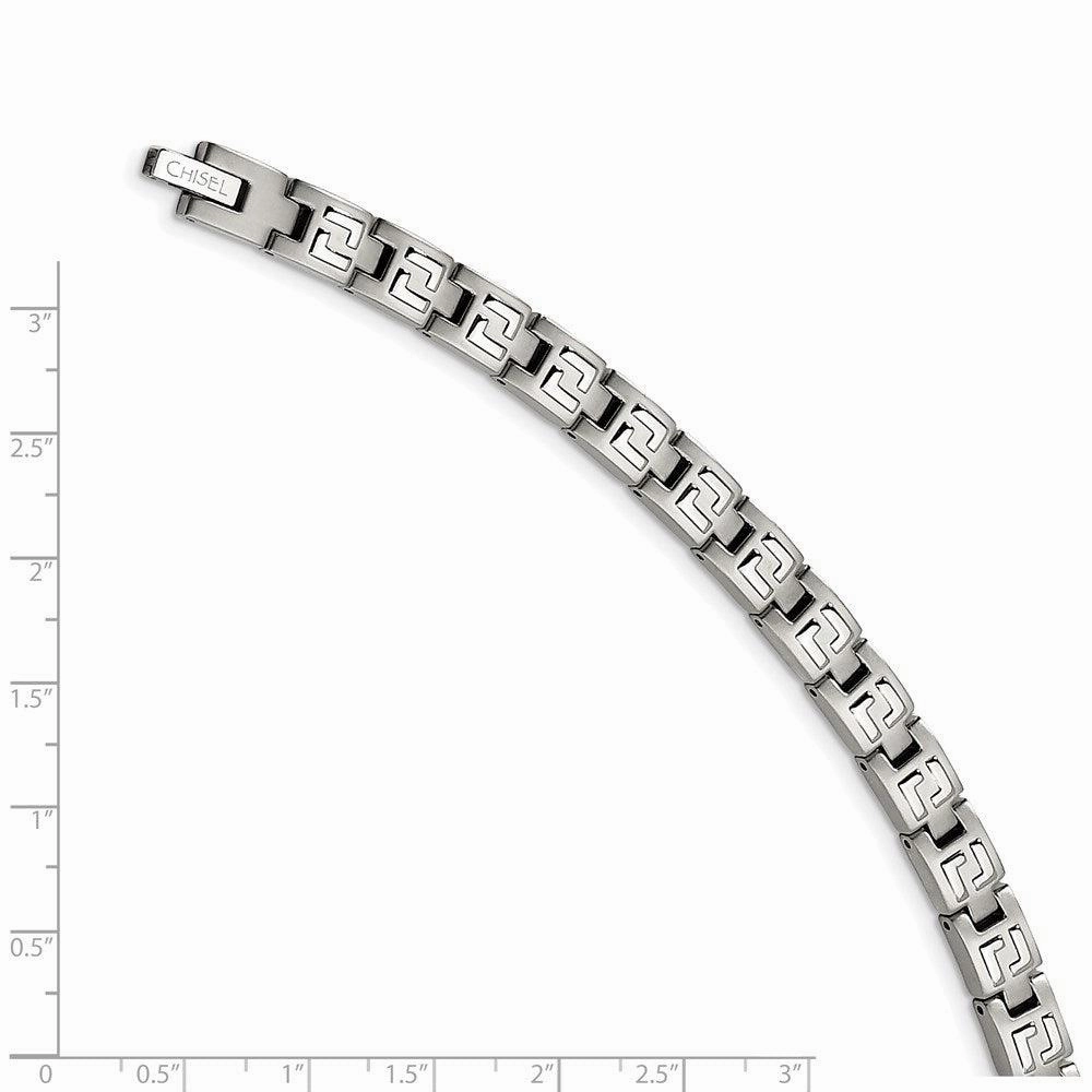 Stainless Steel Brushed and Polished 8.5in Bracelet