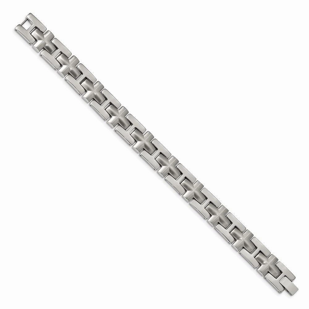 Stainless Steel Brushed/Polished 8.5in Bracelet