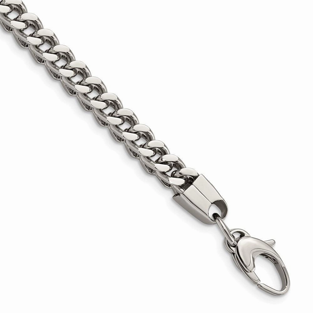 Stainless Steel Franco Link 9in Bracelet