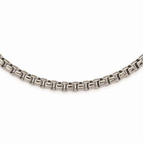 Stainless Steel Polished 24in Necklace