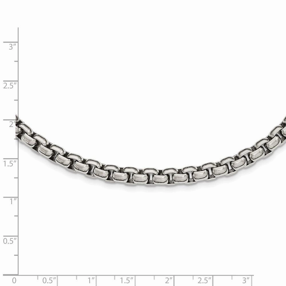 Stainless Steel Polished 24in Necklace