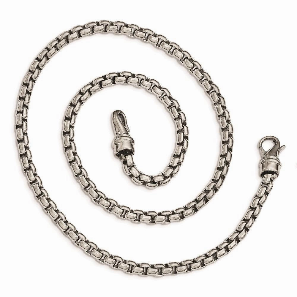 Stainless Steel Polished 24in Necklace