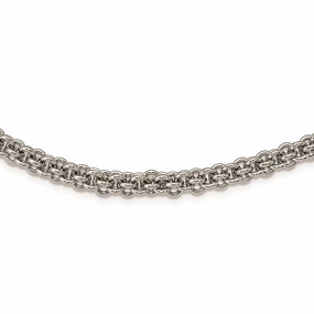 Stainless Steel Polished 24in Necklace