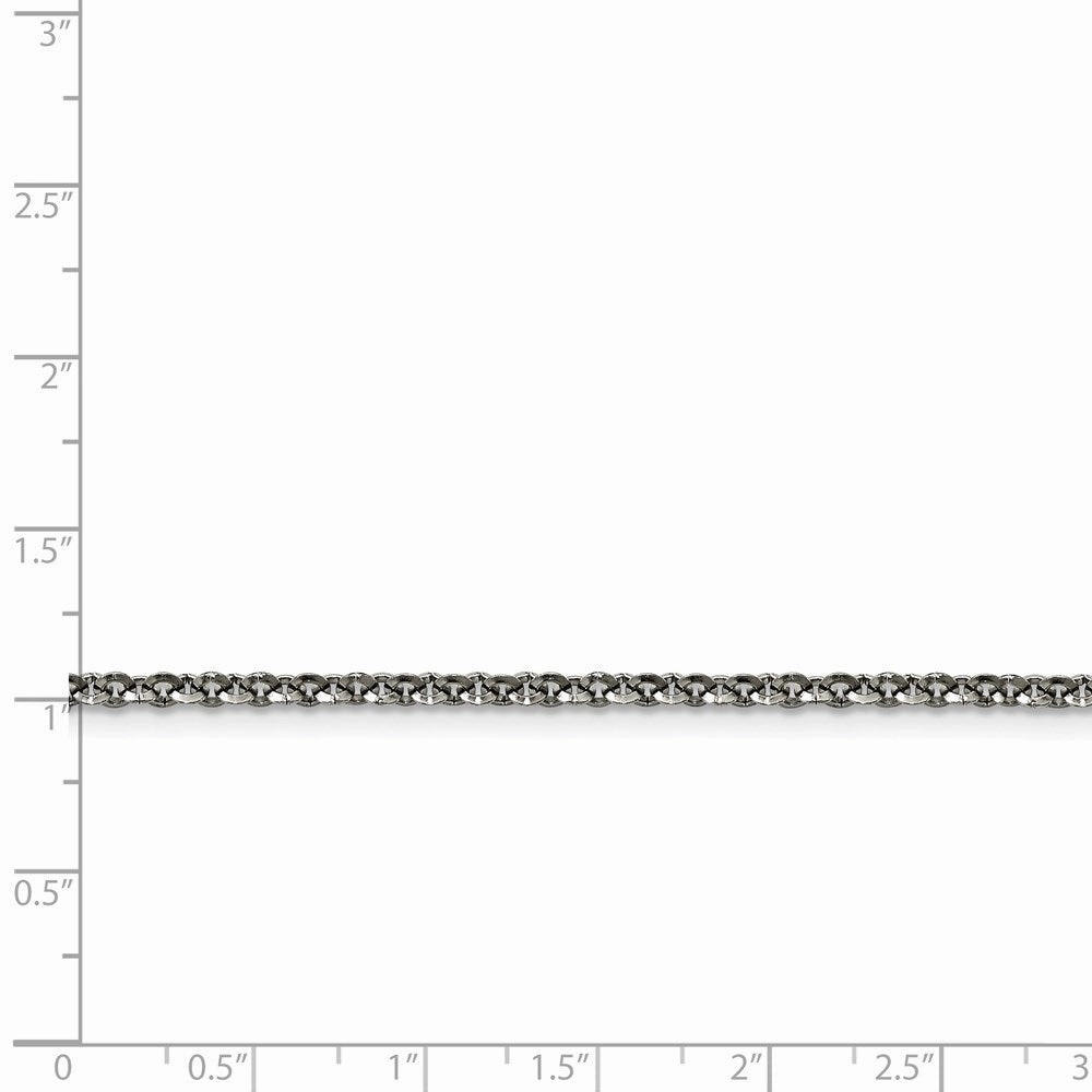 Stainless Steel Polished 3.20mm Rolo Chain | SRN1884