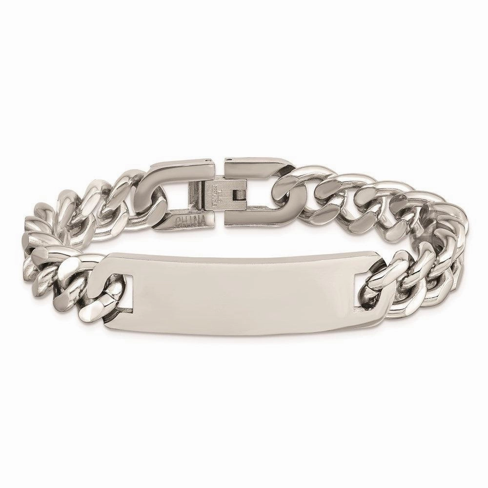 Stainless Steel Polished 7.75 inch ID Bracelet