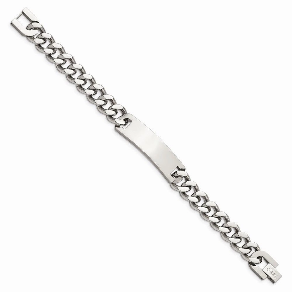 Stainless Steel Polished 7.75 inch ID Bracelet