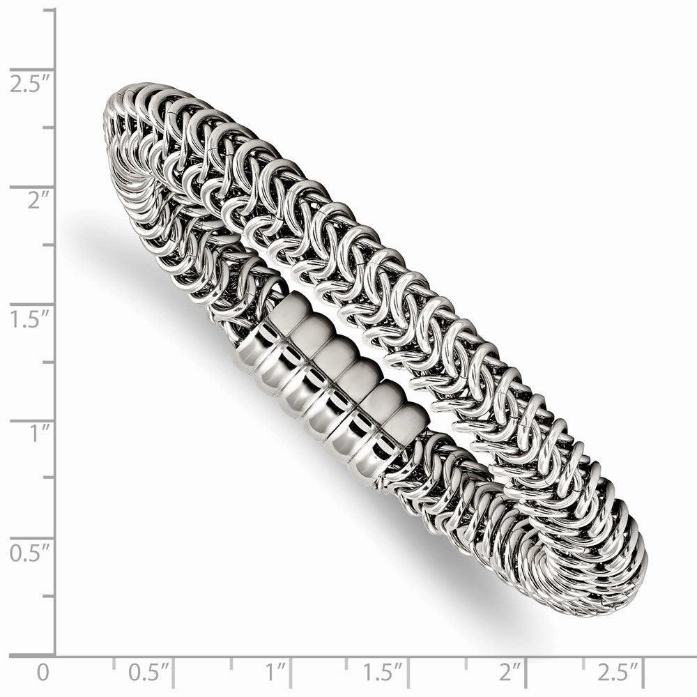 Stainless Steel Polished 8.25in. Bracelet