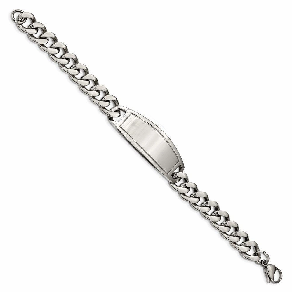 Stainless Steel Polished 8.5 inch ID Bracelet