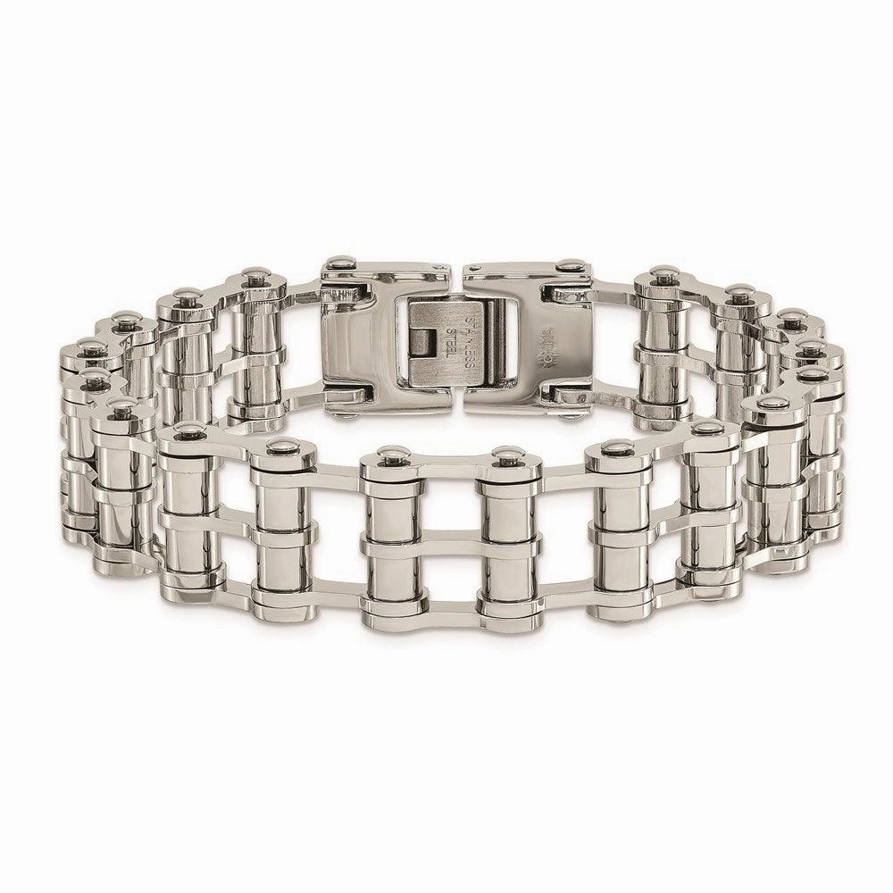 Stainless Steel Polished 8.5in Bracelet