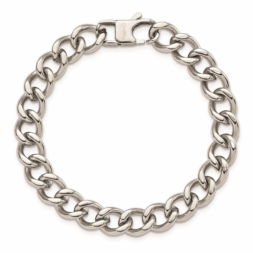 Stainless Steel Polished 8.5in Bracelet