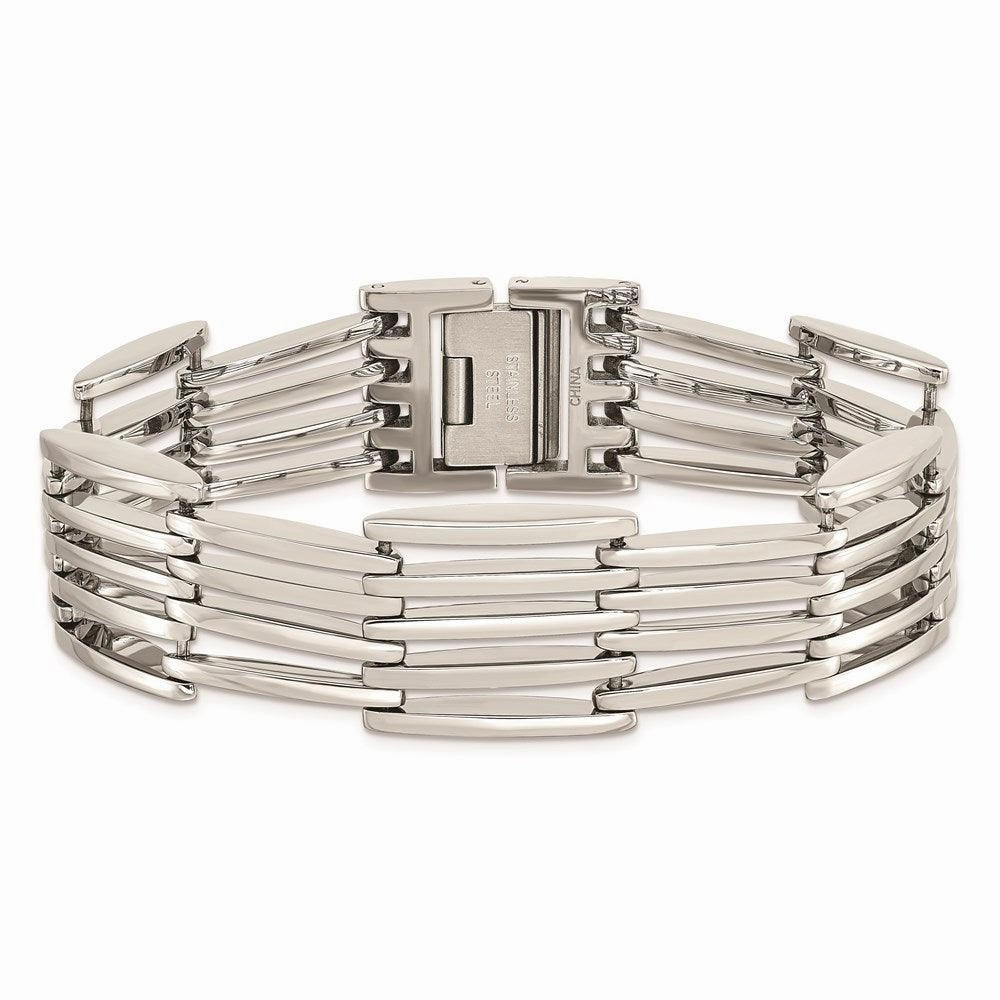 Stainless Steel Polished 8.5in Bracelet