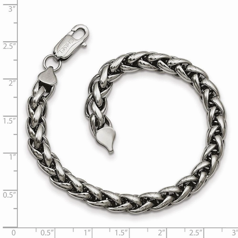 Stainless Steel Polished 8.5in Bracelet