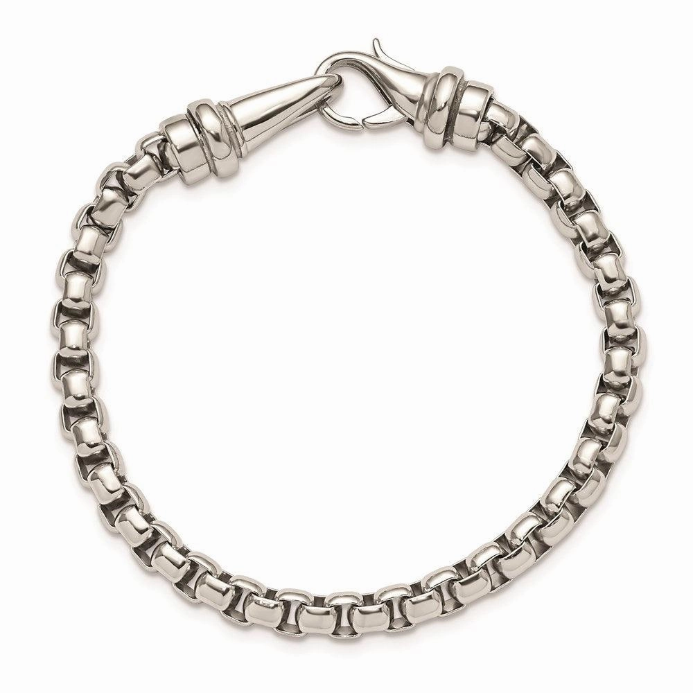 Stainless Steel Polished 8.5in Bracelet