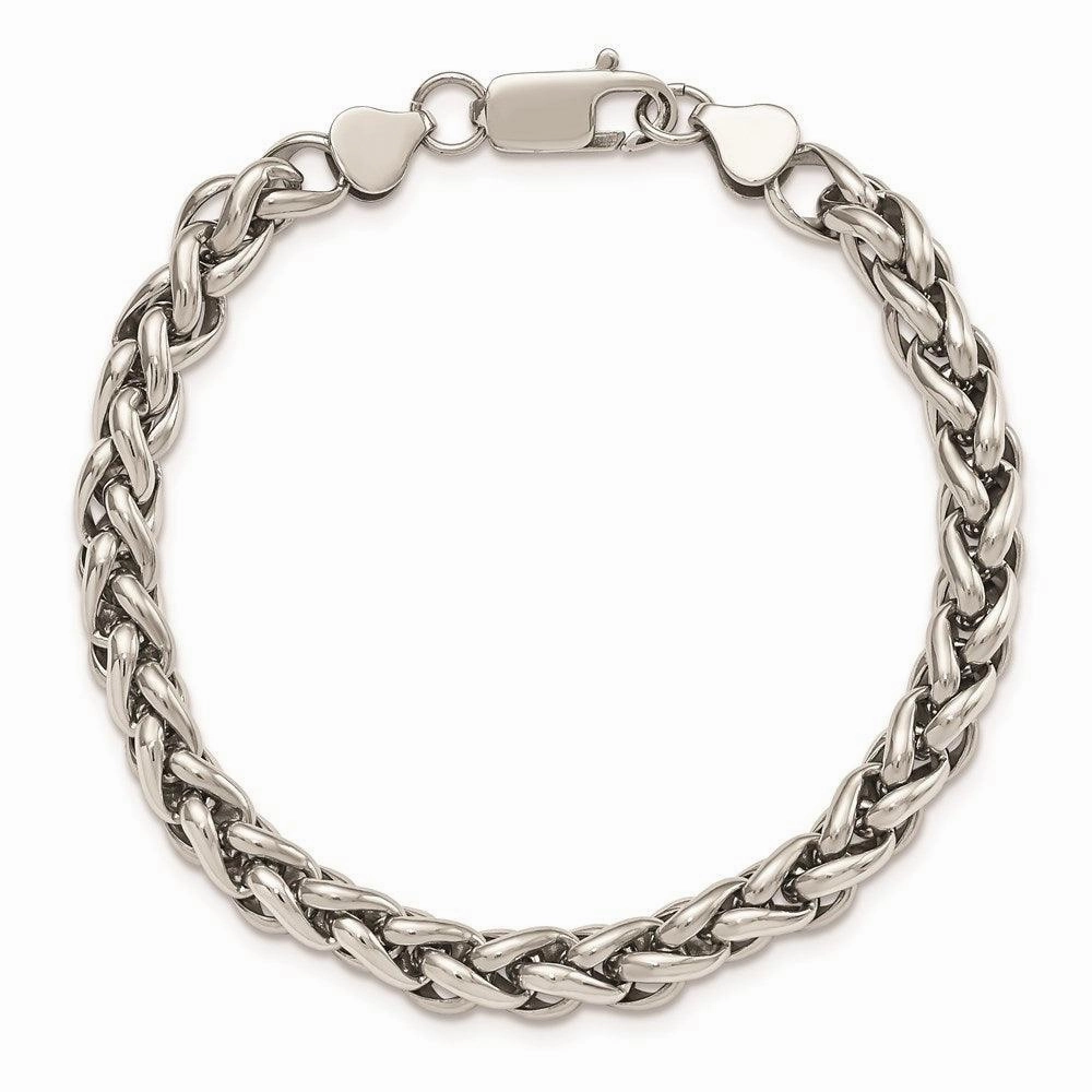 Stainless Steel Polished 8.5in Bracelet