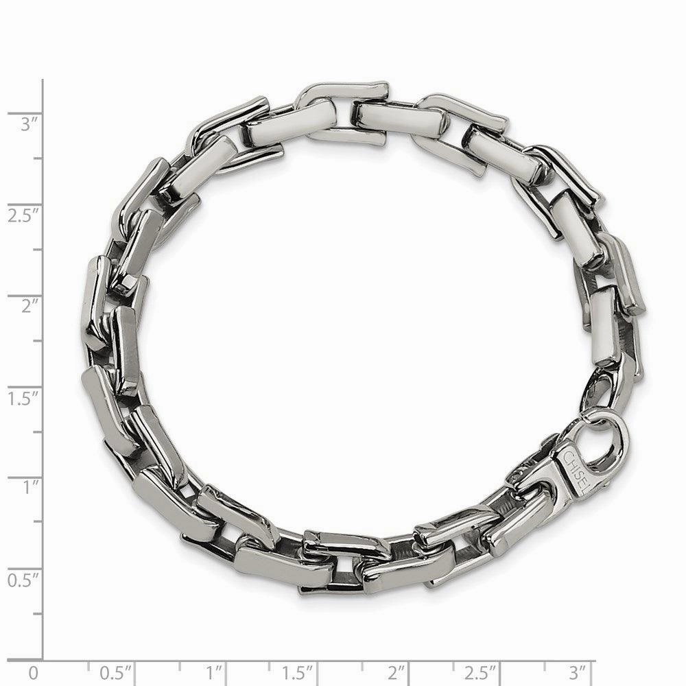 Stainless Steel Polished 8.5in Bracelet