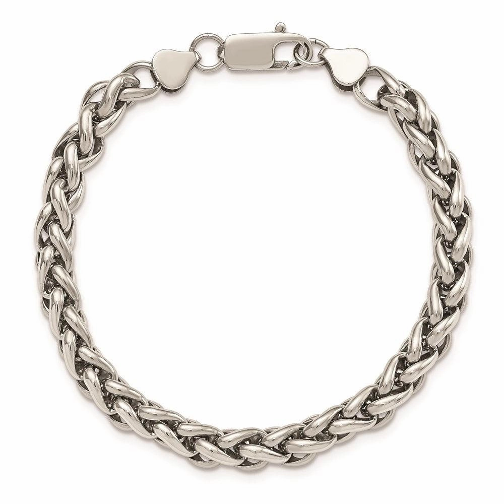 Stainless Steel Polished 8.5in Bracelet