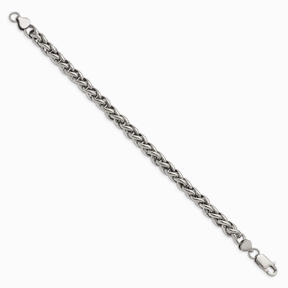 Stainless Steel Polished 8.5in Bracelet