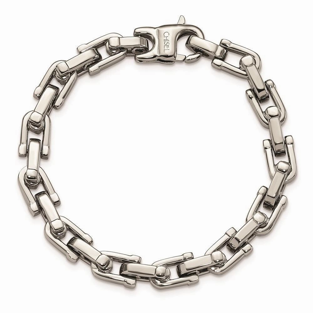 Stainless Steel Polished 8.5in Bracelet