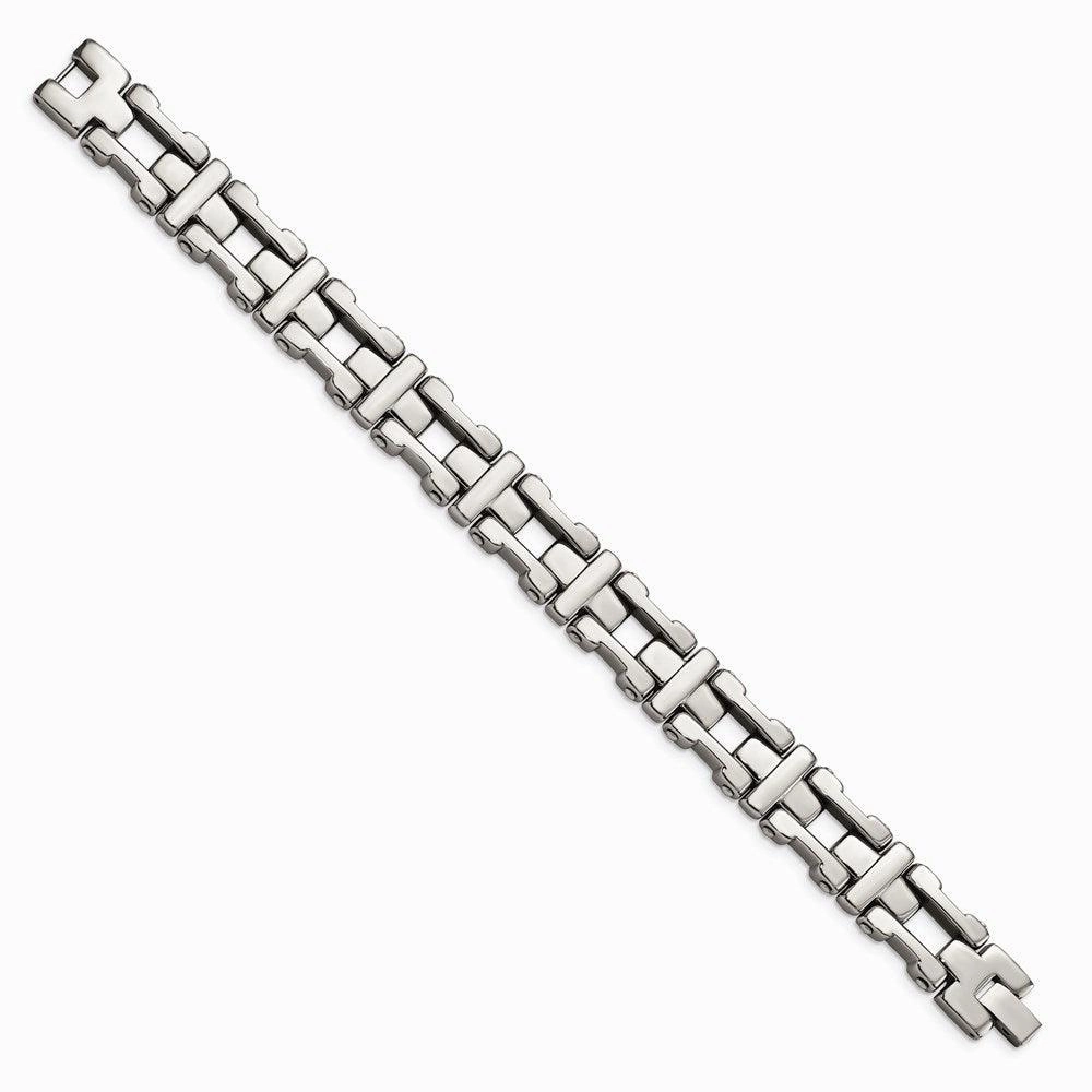 Stainless Steel Polished 8.5in. Bracelet