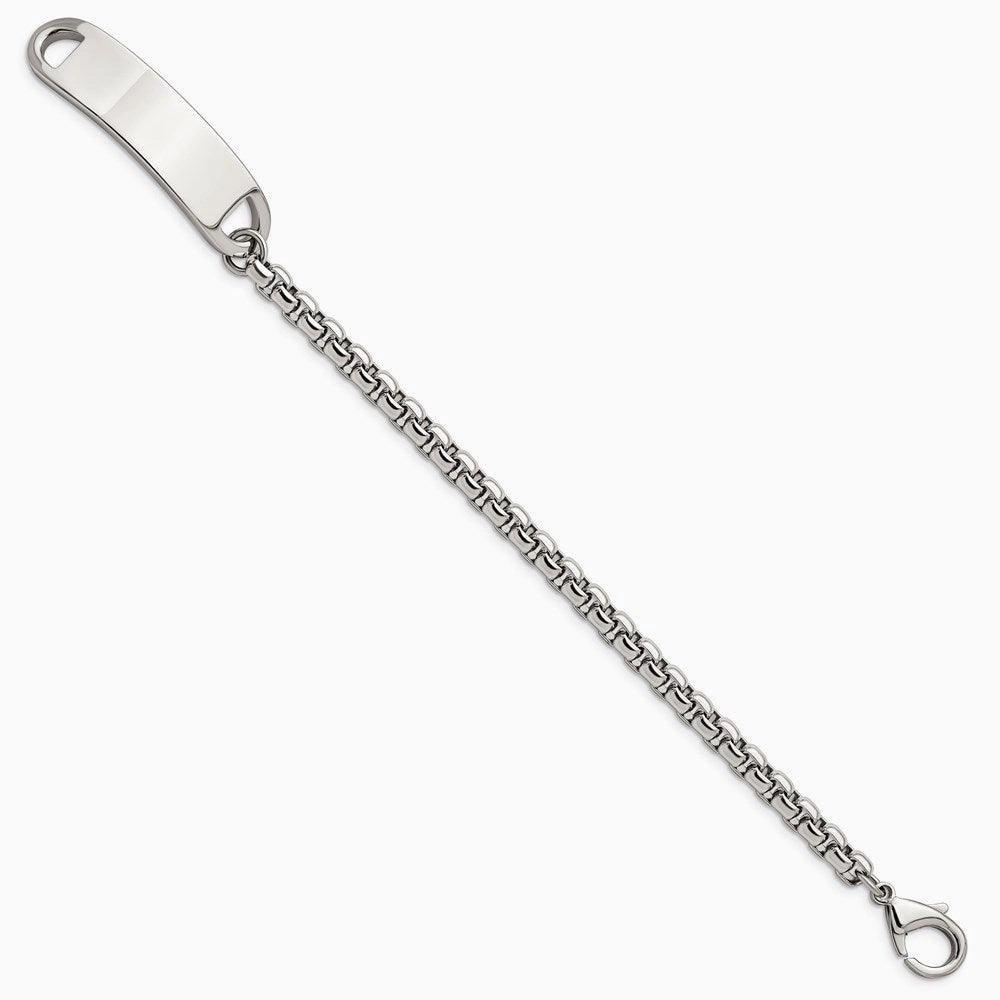 Stainless Steel Polished 8.75in ID Bracelet